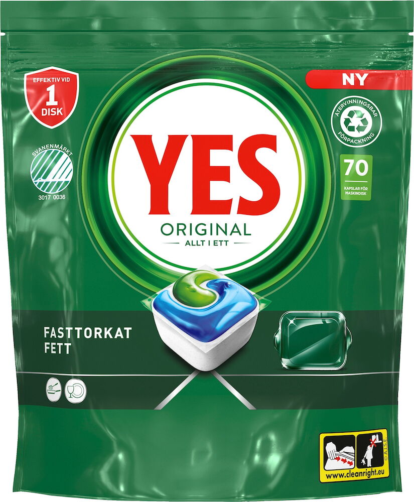 Maskindisktabletter Yes Original