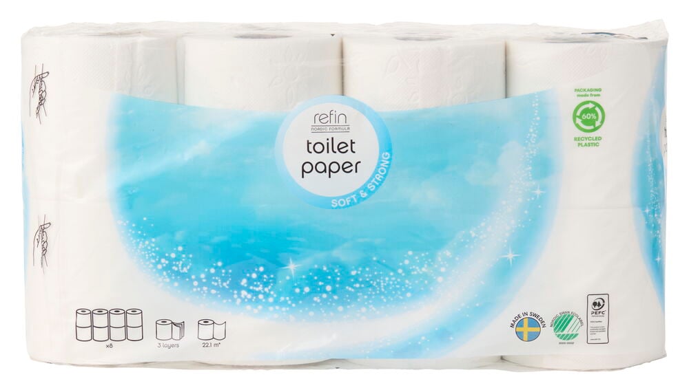 Toalettpapir Refin