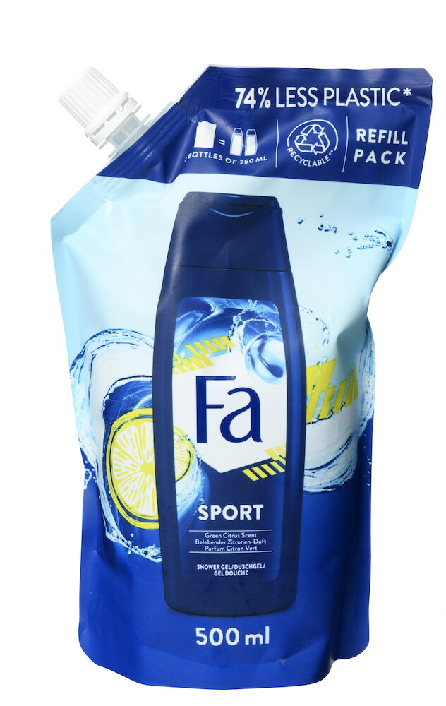 Duschgel, Nachfüllpack Fa 500 ml Sport