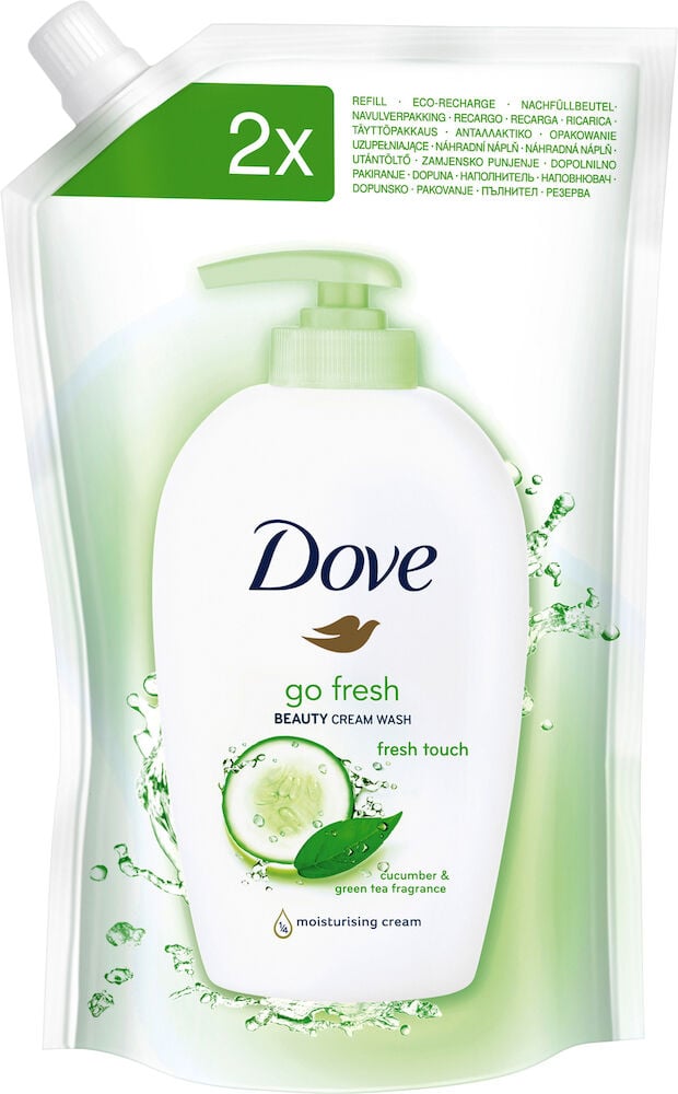 Flytande tvål, refill Dove
