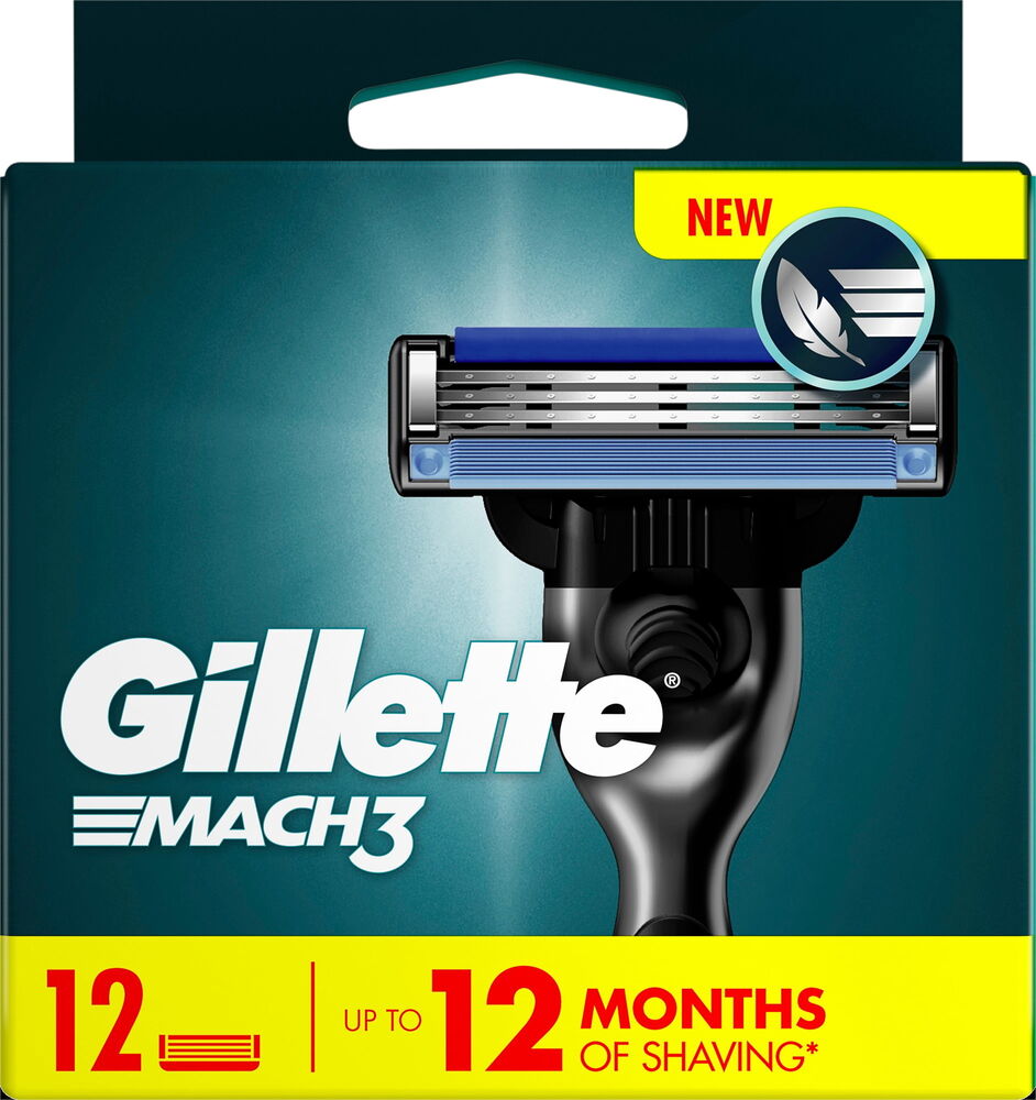 Rakblad, herr Gillette