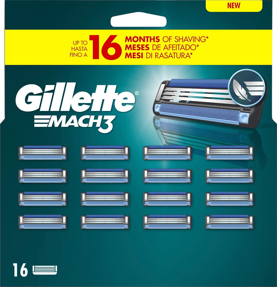 Rakblad, herr Gillette Mach3