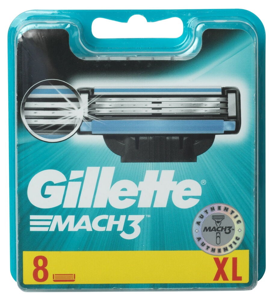Rakblad, herr Gillette Mach3