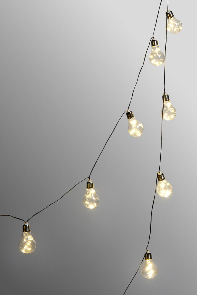 Solcellsljusslinga Bulbs Clear
