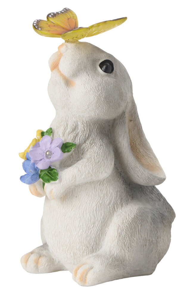 Trädgårdsfigur med solceller Rabbit