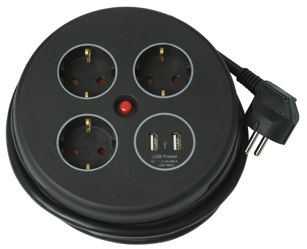 Kabelvinda med USB
