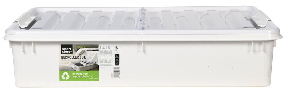 Sänglåda med hjul/lock Smartstore