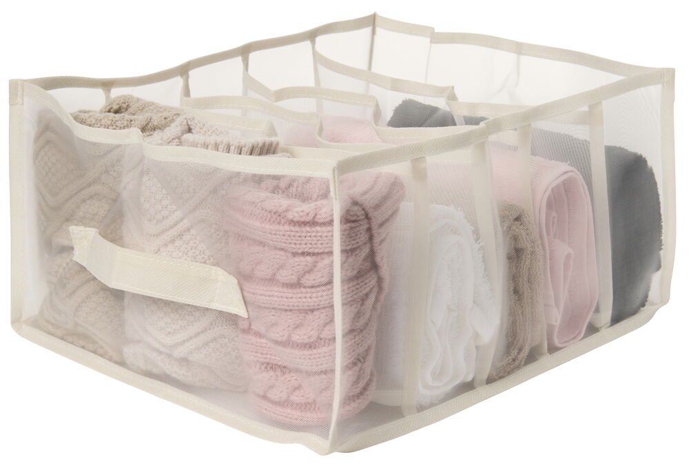 Lådavdelare Chloe 35x32x18 cm Beige