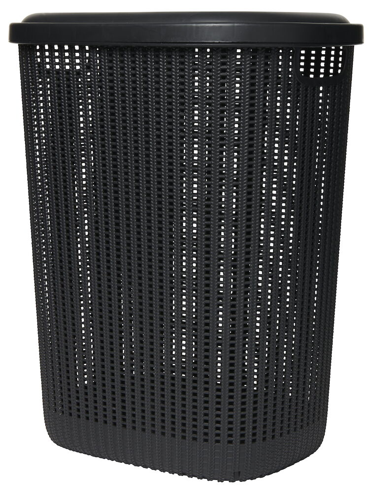 Wäschekorb Ricardo 57,3x44,5x34,5 cm Schwarz