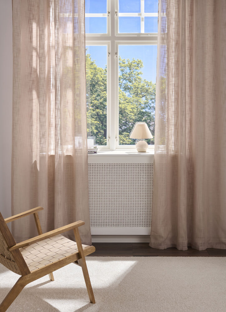 Vorhänge Lina 140x240 cm Natur Polyester 2er-Pack